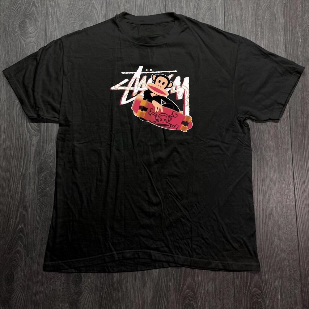 Black Paul Frank Skateboarding T Shirt